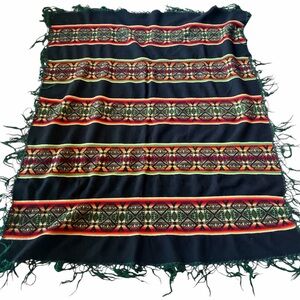Vintage Pendleton Beaver State Wool Blanket Multicolor Tribal Pattern